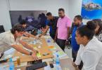 Mapping ongoing during the training