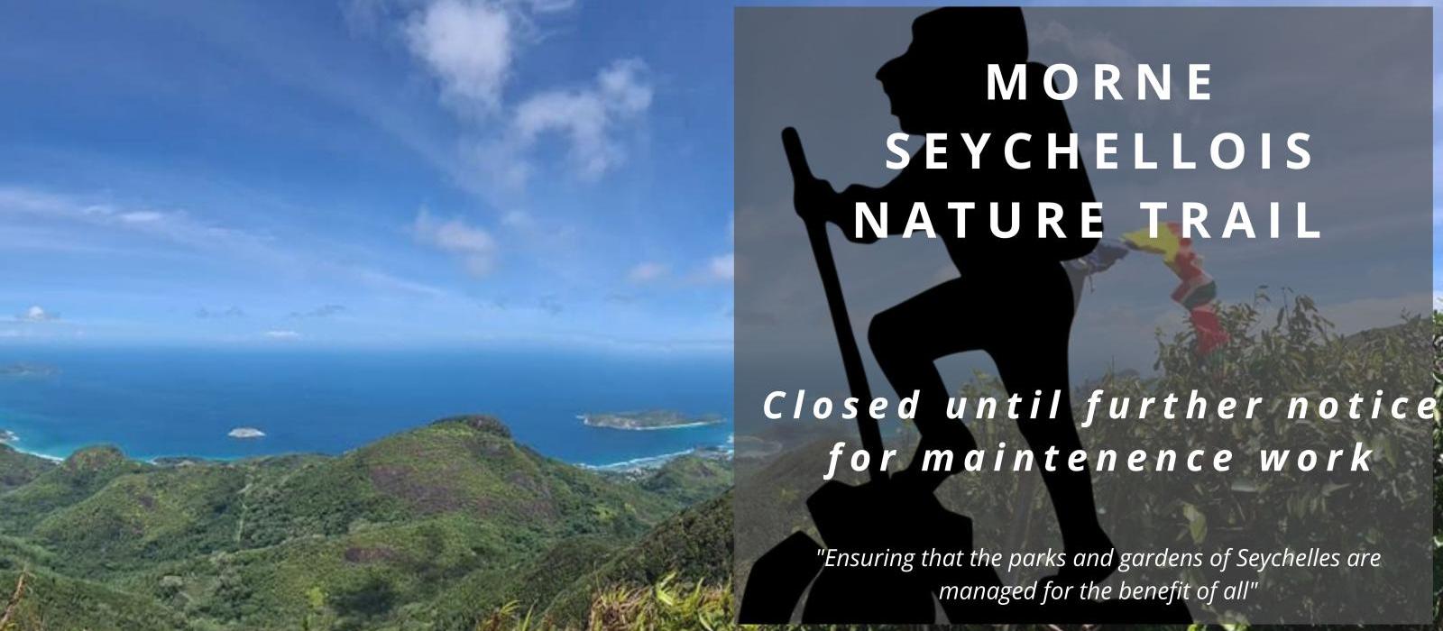 Morne seychellios Trail Closed