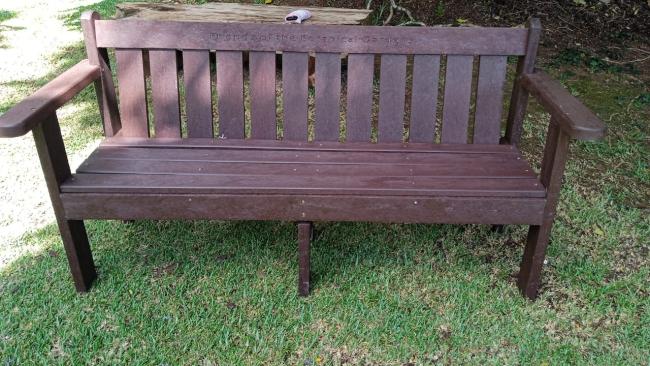 Donated Garden Bench