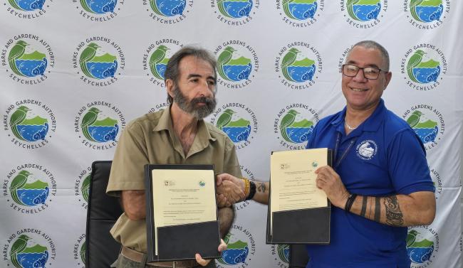 MOU Signing - CEO Allen Cedras and Dr. Rocamora