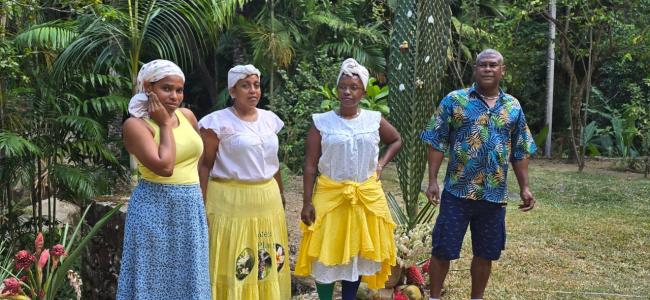 Dressed in traditional attires